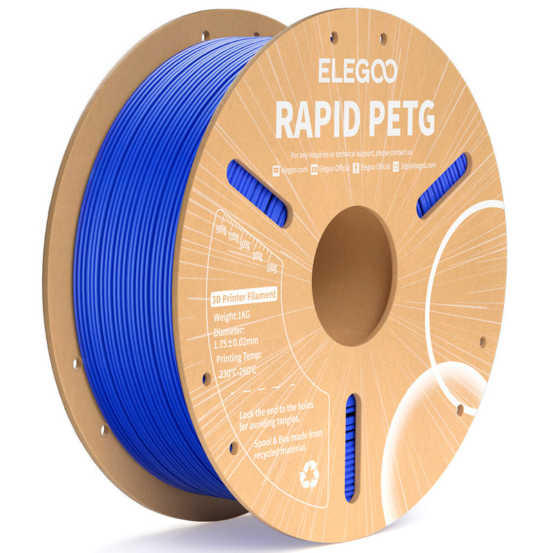ELEGOO Rapid PETG 1 kg Blue filament spool