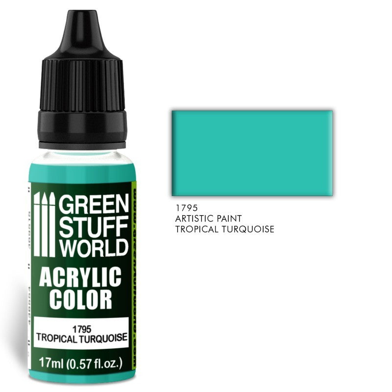 Green Stuff World Acrylic Color Tropical Turquoise 17ml
