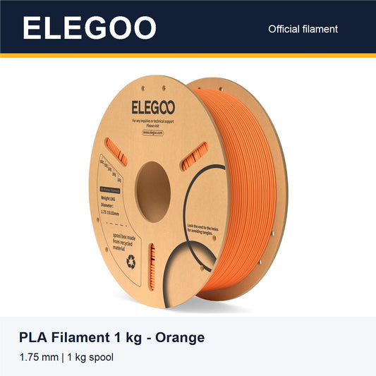ELEGOO PLA Filament 1 kg - Orange [ELEGOO branded card]