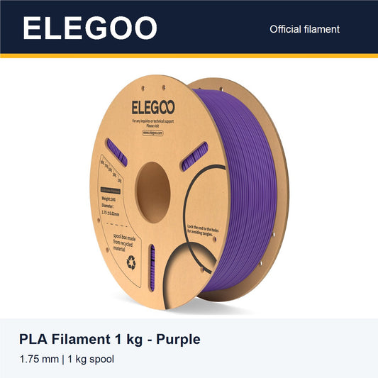ELEGOO PLA Filament 1 kg - Purple [ELEGOO branded card]