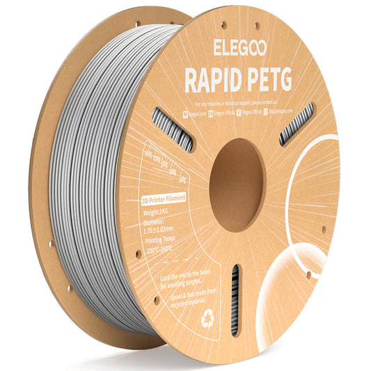 ELEGOO Rapid PETG 1 kg Grey filament spool