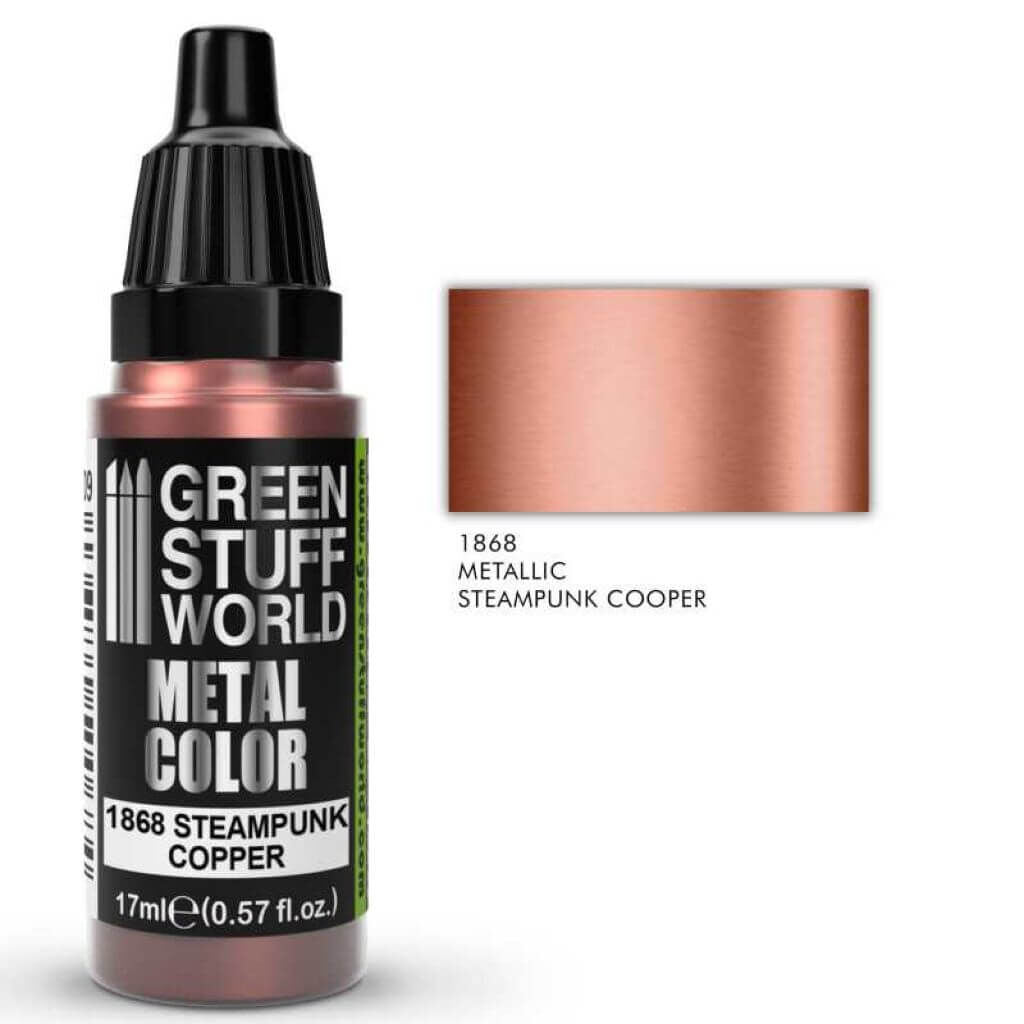 Green Stuff World Metallic Paint Steampunk Copper 17ml