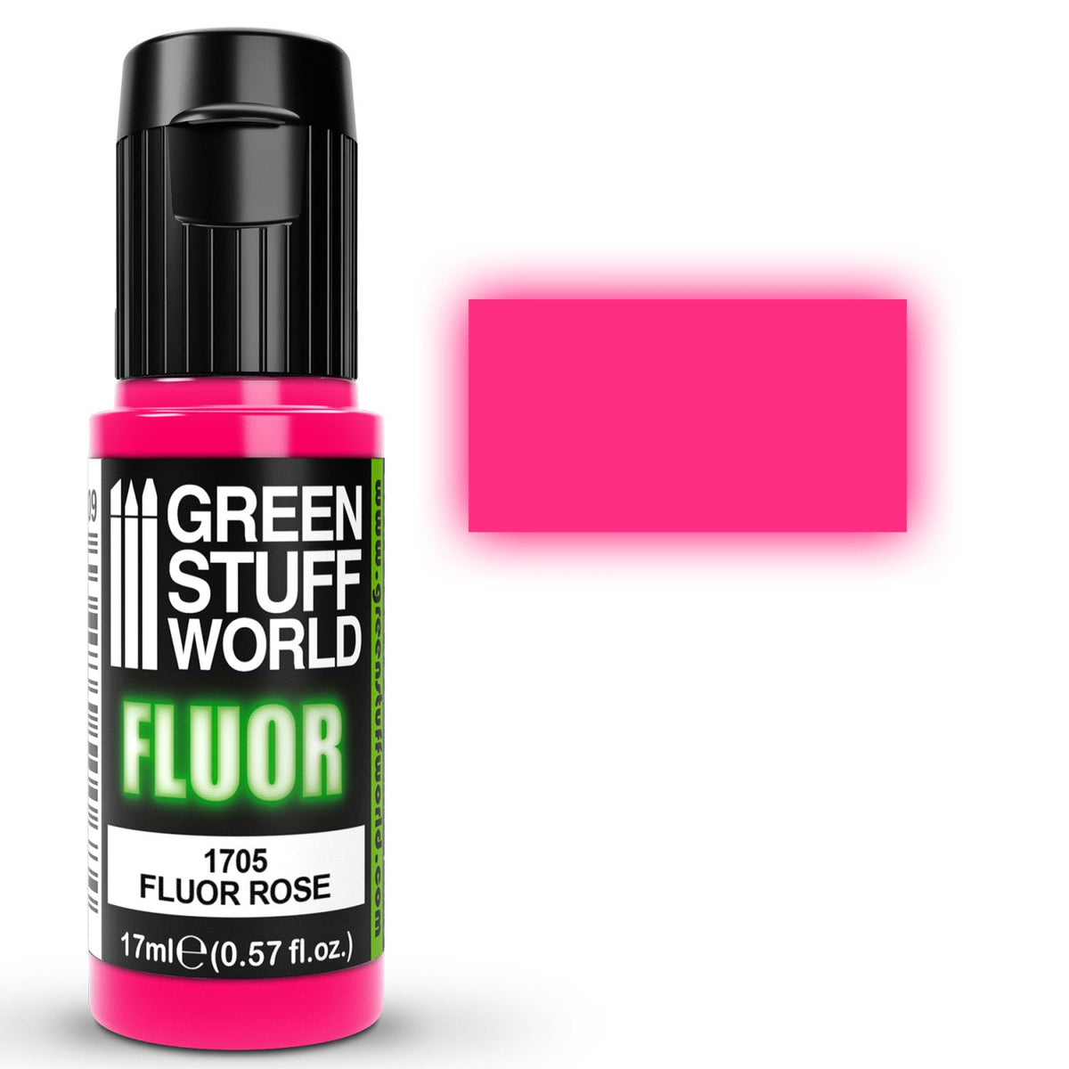 Green Stuff World Fluor Paint Rose 17ml