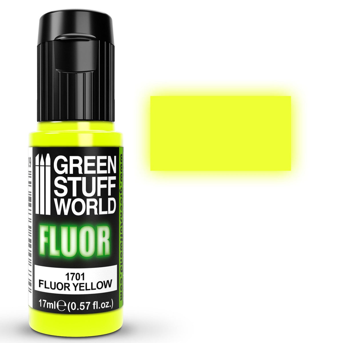 Green Stuff World Fluor Paint Yellow 17ml