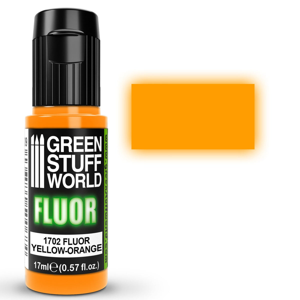 Green Stuff World Fluor Paint Yellow-Orange 17ml