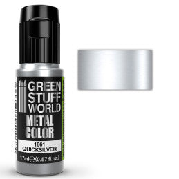 Green Stuff World Metallic Paint Quicksilver 17ml