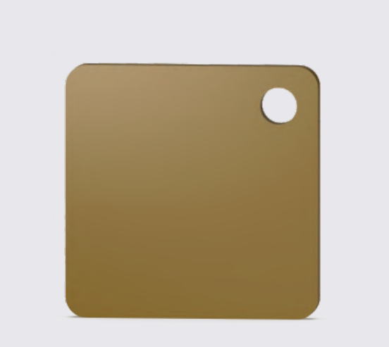 NextShapes PETG HF Antique Gold — manufacturer color swatch; actual printed color may vary.