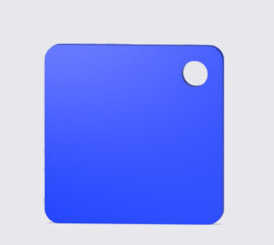 NextShapes PETG HF Blue — manufacturer color swatch; actual printed color may vary.