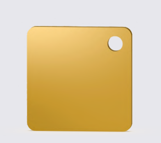 NextShapes PETG HF Gold — manufacturer color swatch; actual printed color may vary.