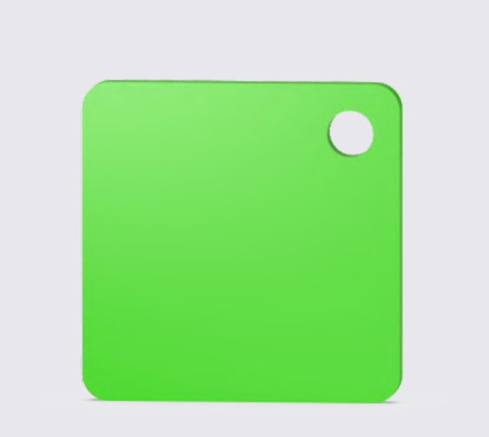 NextShapes PETG HF Green — manufacturer color swatch; actual printed color may vary.