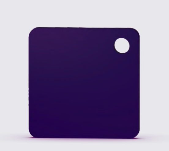 NextShapes PETG HF Indigo Purple — manufacturer color swatch; actual printed color may vary.