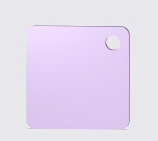 NextShapes PETG HF Taro Purple — manufacturer color swatch; actual printed color may vary.