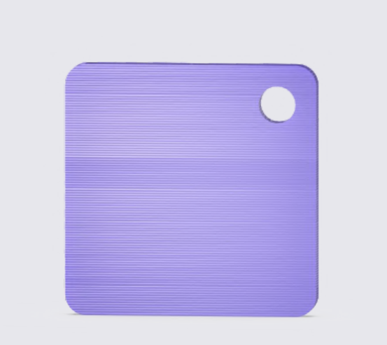 NextShapes PETG HF Transparent Purple — manufacturer color swatch; actual printed color may vary.
