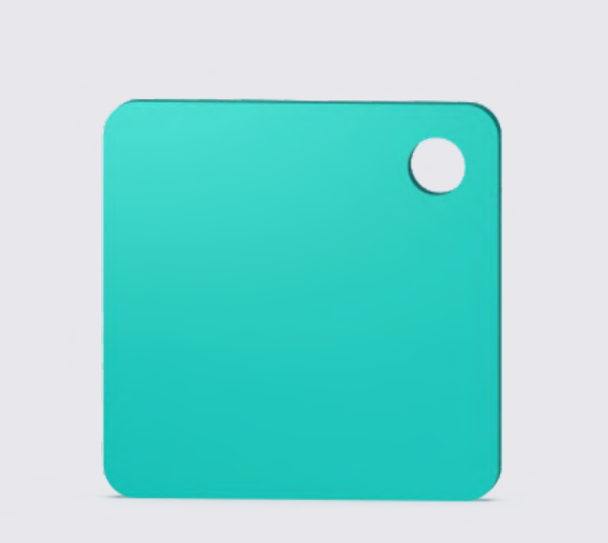 NextShapes PETG HF Turquoise — manufacturer color swatch; actual printed color may vary.